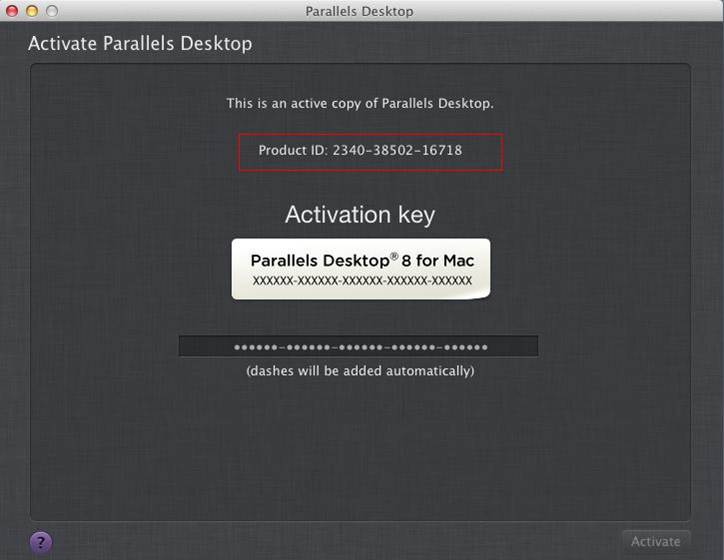 Parallels For Mac 10 Activation Key